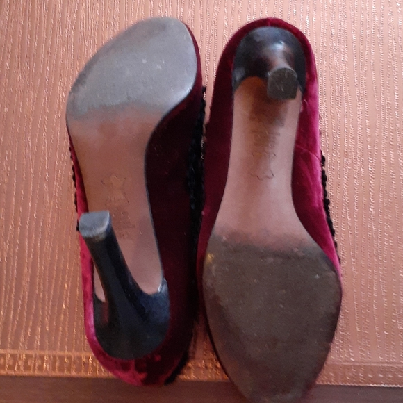 Rebeca Sanver velvet shoes - Picture 4 of 10
